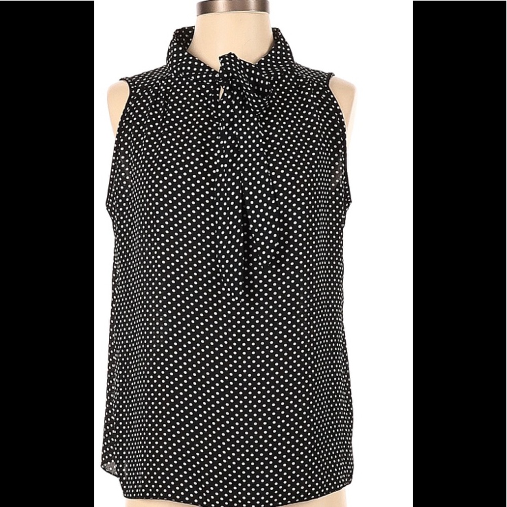 Polka dot blouse